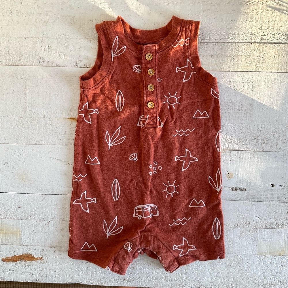 Little Co. by Lauren Conrad Organic Cotton Romper sz: 3M